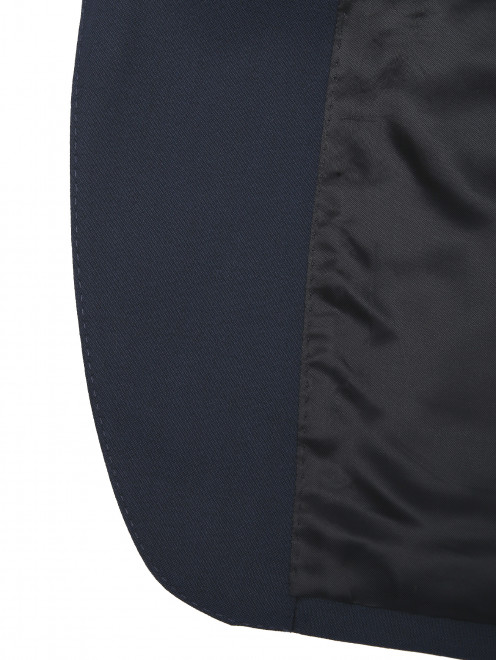 Однобортный пиджак из шерсти с карманами - Деталь2