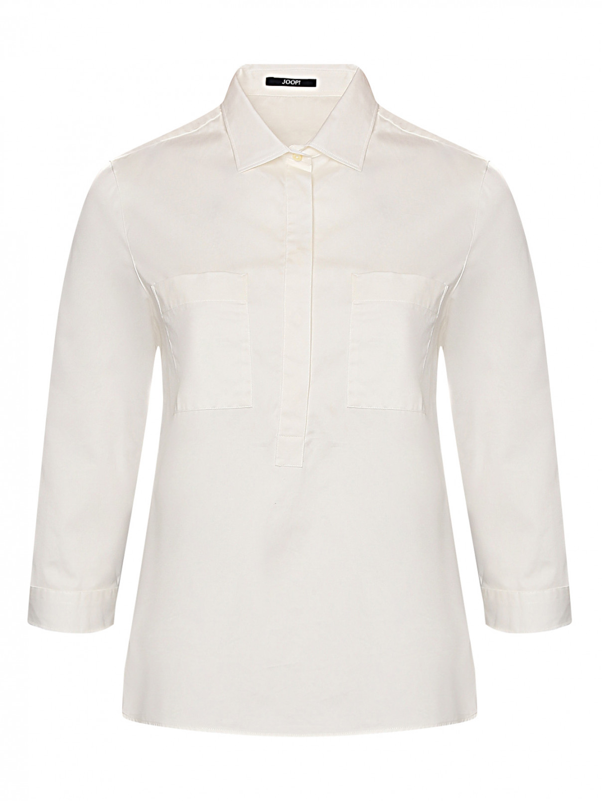 Рубашка из хлопка с карманами Joop  –  Общий вид  – Цвет:  Белый