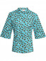 Блуза из хлопка с узором Persona by Marina Rinaldi  –  Общий вид