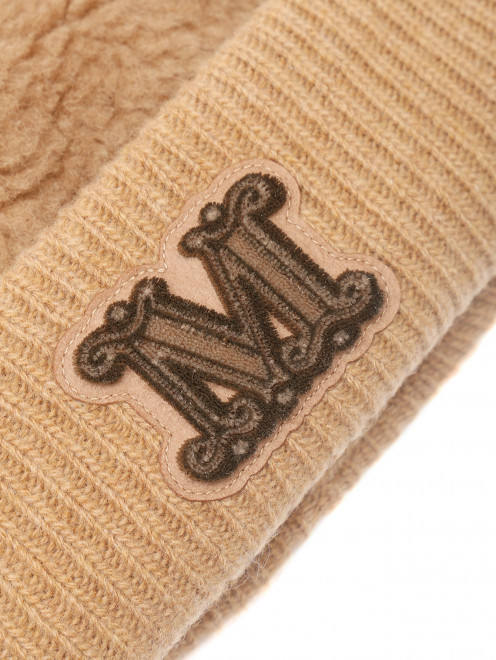 Шапка из шерсти с логотипом - Деталь1
