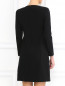 Платье-футляр из шерсти с контрастной вставкой Giambattista Valli  –  Модель Верх-Низ1