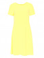 Платье прямого кроя с короткими рукавами Emporio Armani  –  Общий вид