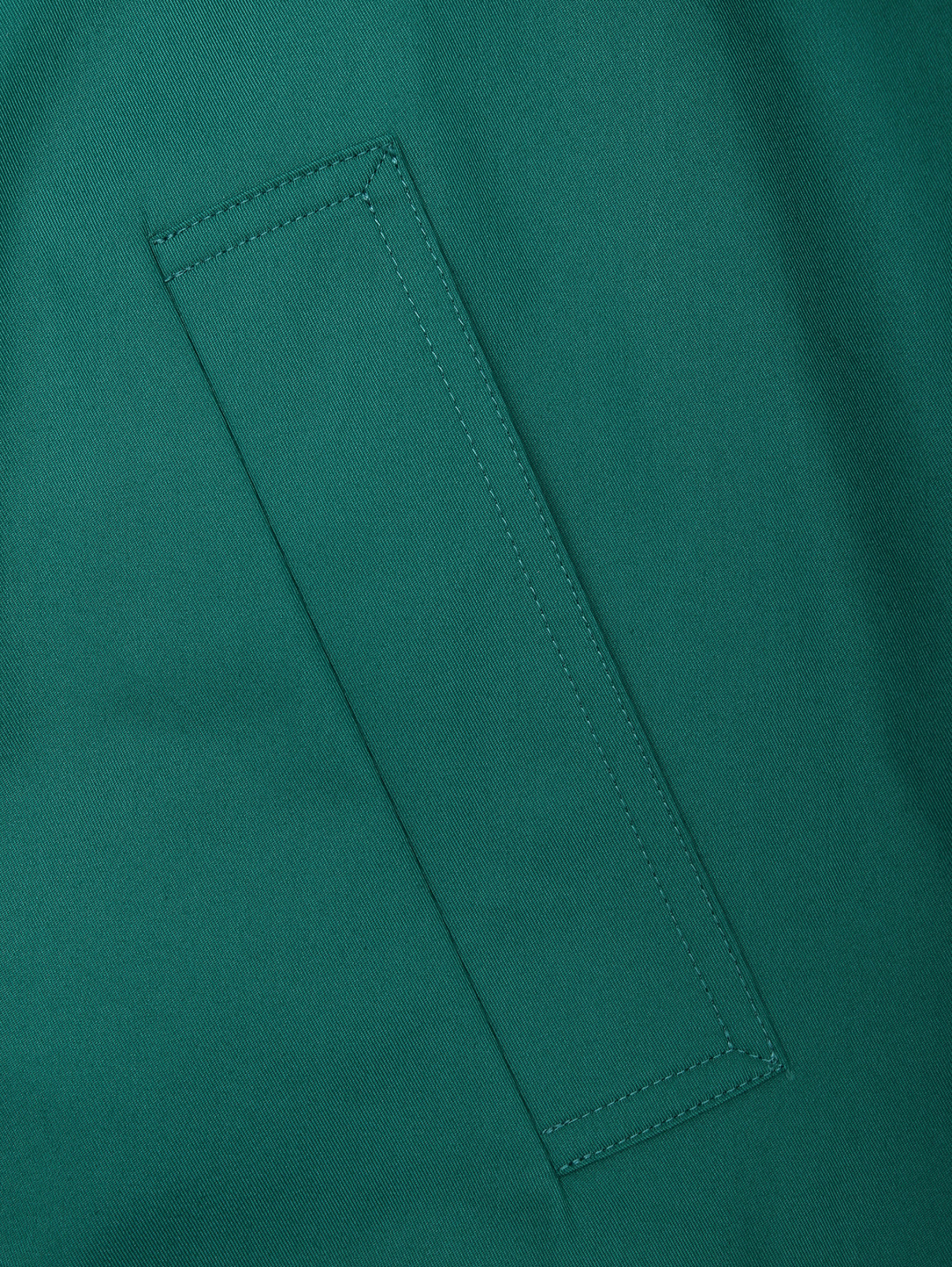 Двубортный тренч с карманами Marina Rinaldi  –  Деталь1  – Цвет:  Зеленый