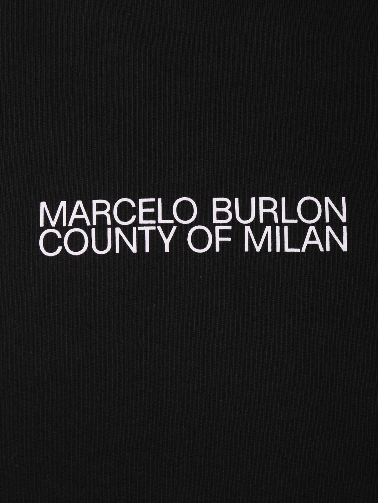 Толстовка из хлопка свободного кроя MARCELO BURLON  –  Деталь