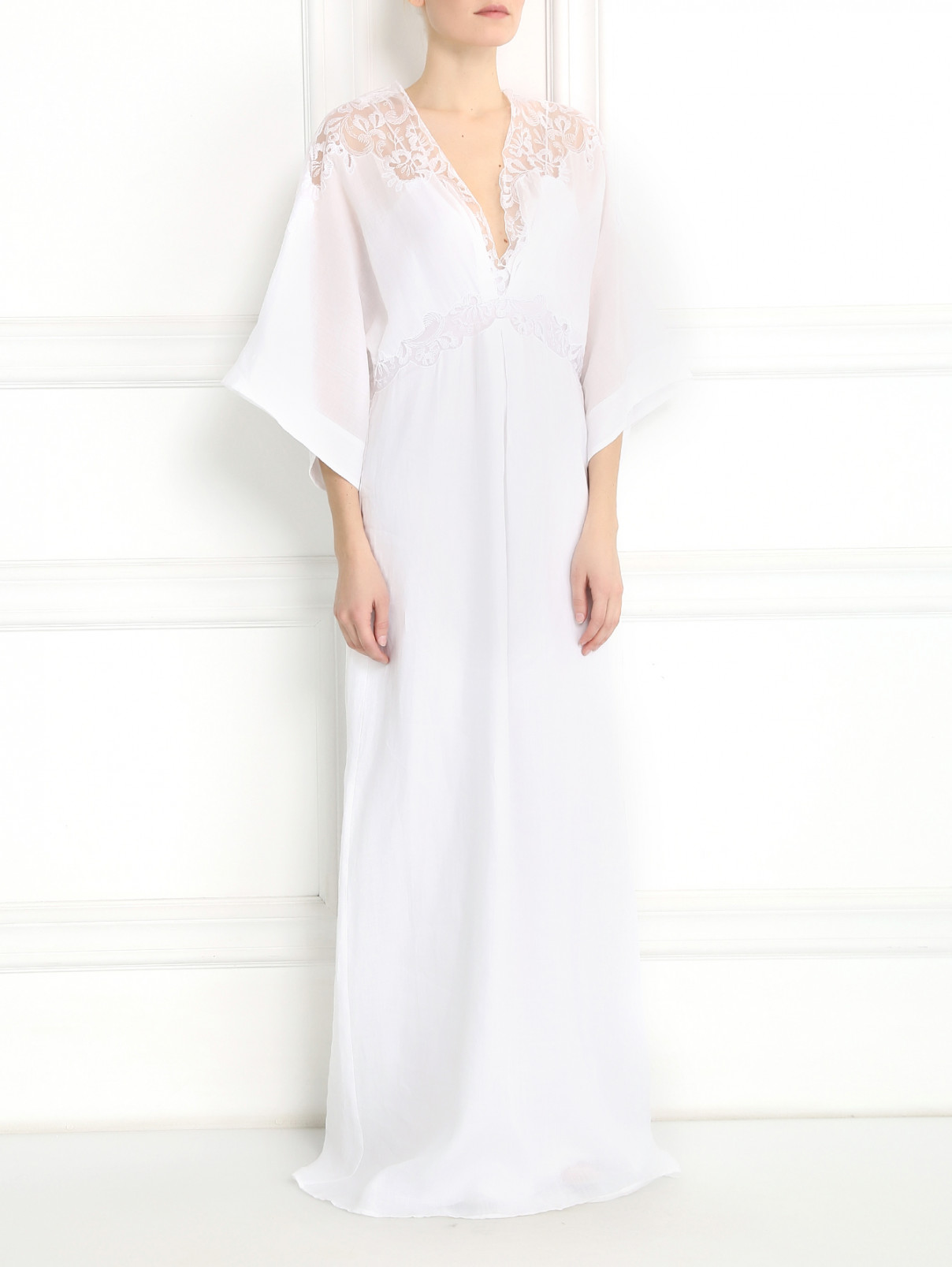 Платье Ermanno Scervino  –  Модель Общий вид  – Цвет:  Белый