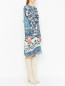 Платье с цветочным узором Roberto Cavalli  –  МодельВерхНиз