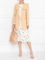 Платье из шелка с узором Nina Ricci  –  МодельОбщийВид