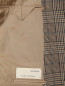 Пиджак из шерсти с узором гусиная лапка LARDINI  –  Деталь2
