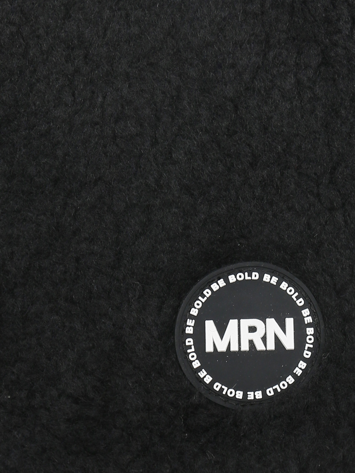 Комбинированные варежки с логотипом Marina Rinaldi  –  Деталь1  – Цвет:  Черный