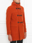 Пальто из шерсти с накладными карманами Herno  –  МодельВерхНиз