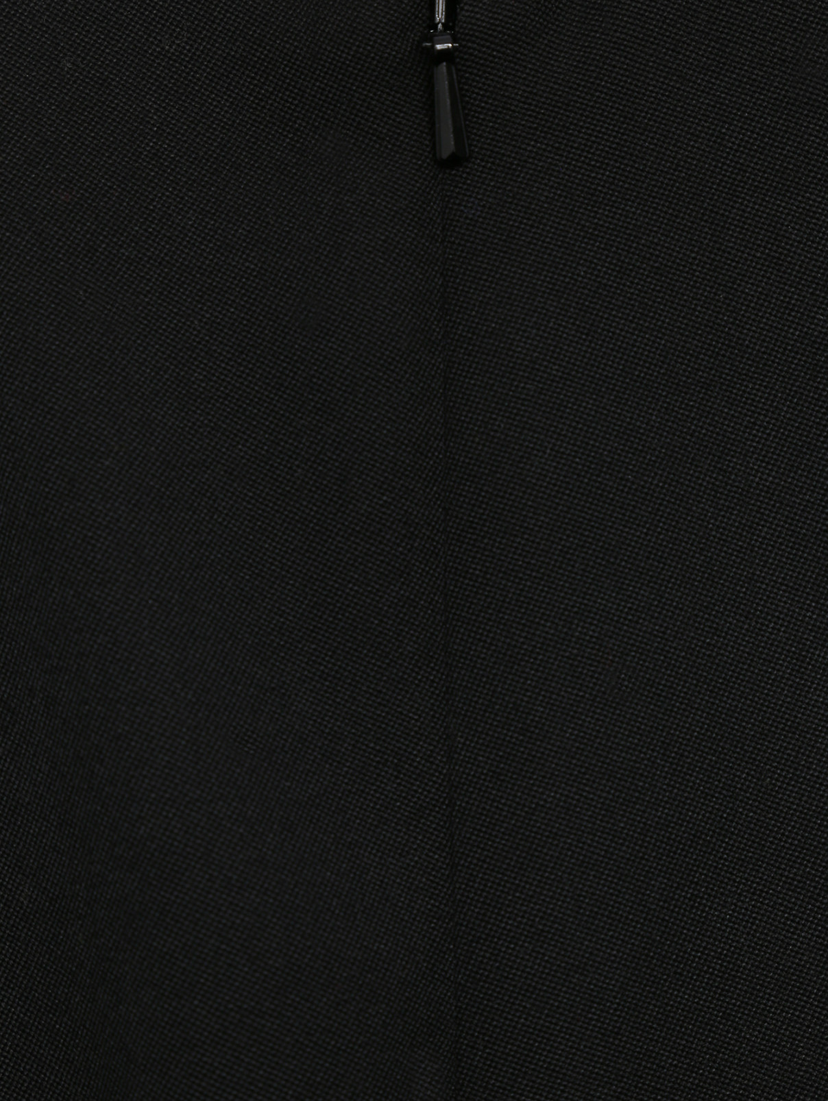 Юбка из шерсти с карманами Moschino  –  Деталь1  – Цвет:  Черный