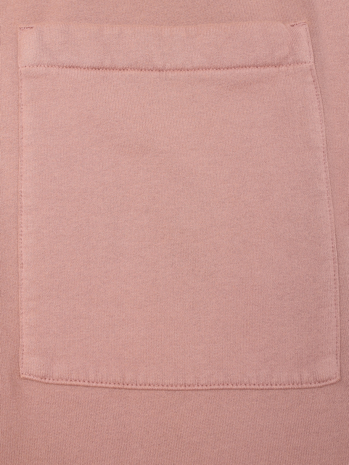 Однотонные брюки из хлопка на резинке Barena  –  Деталь  – Цвет:  Розовый