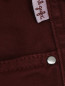 Однотонные брюки из хлопка Il Gufo  –  Деталь1