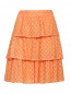 Кружевная юбка-мини из смешанного хлопка Love Moschino  –  Общий вид
