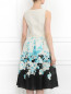 Платье из шелка с цветочным узором Mariella Burani  –  Модель Верх-Низ1