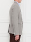 Пиджак однобортный из льна Emporio Armani  –  Модель Верх-Низ2