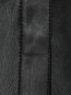 Рубашка из эко-кожи на пуговицах Nanushka  –  Деталь1