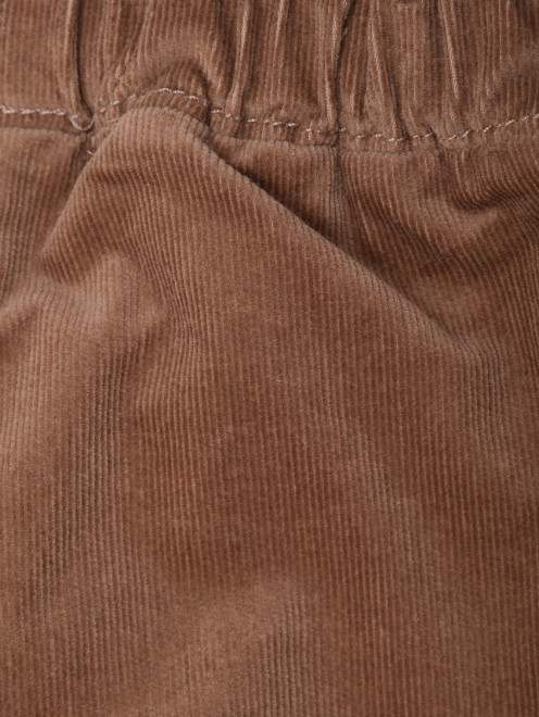 Вельветовые брюки с карманами - Деталь