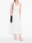 Платье-сарафан из хлопка с вышивкой ришелье Max&Co  –  МодельОбщийВид