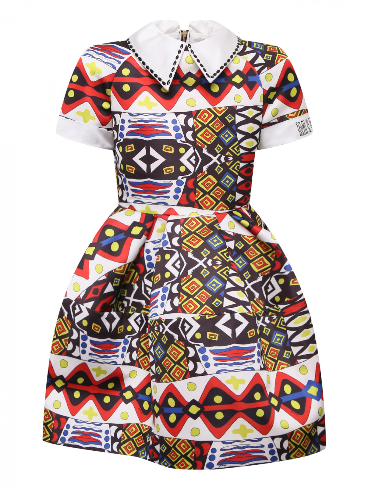 Платье с абстрактным узором MiMiSol  –  Общий вид  – Цвет:  Мультиколор