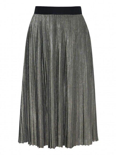 Плиссированная юбка на резинке - Общий вид