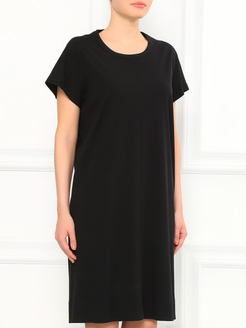 Платье из хлопка с боковыми карманами Jil Sander - Модель Верх-Низ