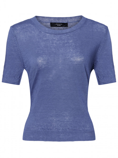 Однотонный джемпер из льна Weekend Max Mara - Общий вид