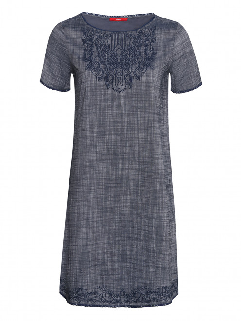 Платье из хлопка с вышивкой S.Oliver - Общий вид