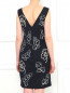 Платье-футляр из шерсти с вышивкой Moschino  –  Модель Верх-Низ1