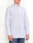 Рубашка из хлопка с узором "полоска" Paul Smith  –  Модель Верх-Низ