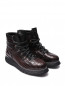 Ботинки из фактурной кожи на шнурках Franceschetti  –  Общий вид