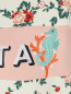 Удлиненный свитшот из хлопка с цветочным узором Vivetta  –  Деталь