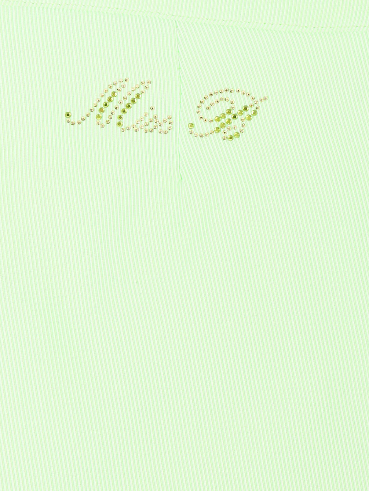 Шорты с декоративным бантиком Miss Blumarine  –  Деталь  – Цвет:  Зеленый