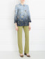 Блуза из шелка с цветочным узором S Max Mara  –  Модель Общий вид