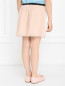 Плиссированная юбка  на резинке Dior  –  Модель Верх-Низ1