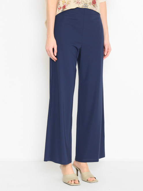 Широкие брюки из лиоцелла и вискозы Weekend Max Mara - МодельВерхНиз