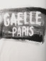 Футболка из хлопка с принтом GAELLE PARIS  –  Деталь