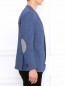 Однобортный пиджак из хлопка с заплатками Tombolini  –  Модель Верх-Низ2