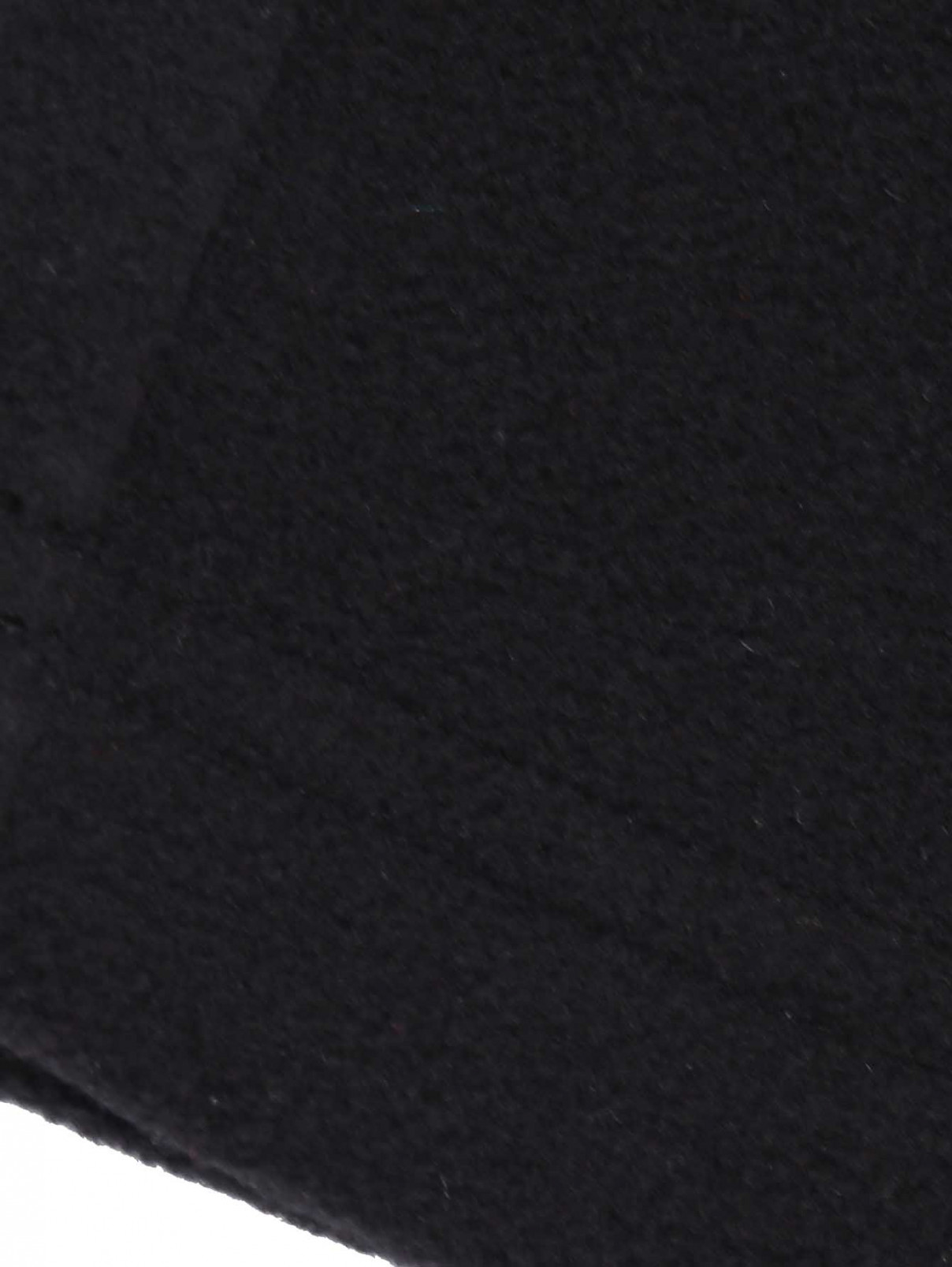 Брюки из флиса с карманами Poivre Blanc  –  Деталь1  – Цвет:  Черный