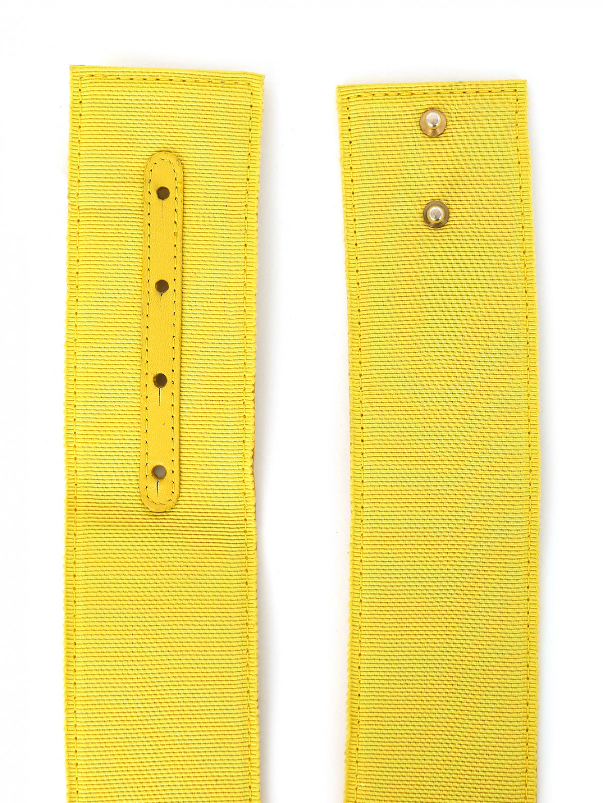 Ремень декорированный кристаллами Alberta Ferretti  –  Деталь  – Цвет:  Желтый