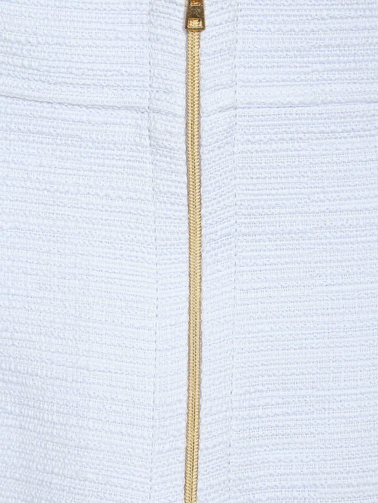 Юбка-мини из фактурной ткани Tara Jarmon  –  Деталь  – Цвет:  Синий
