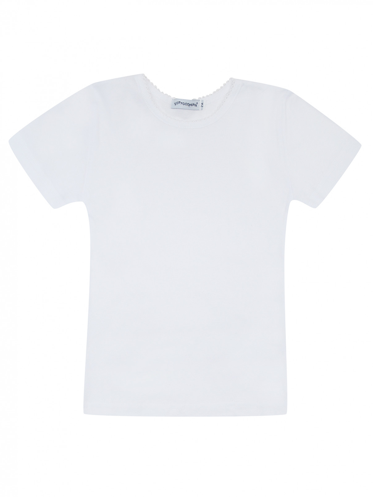 Комплект футболок SOTTOCOPERTA  –  Общий вид  – Цвет:  Белый