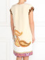 Платье-мини из шелка с узором "пейсли" и боковыми карманами Etro  –  Модель Верх-Низ1