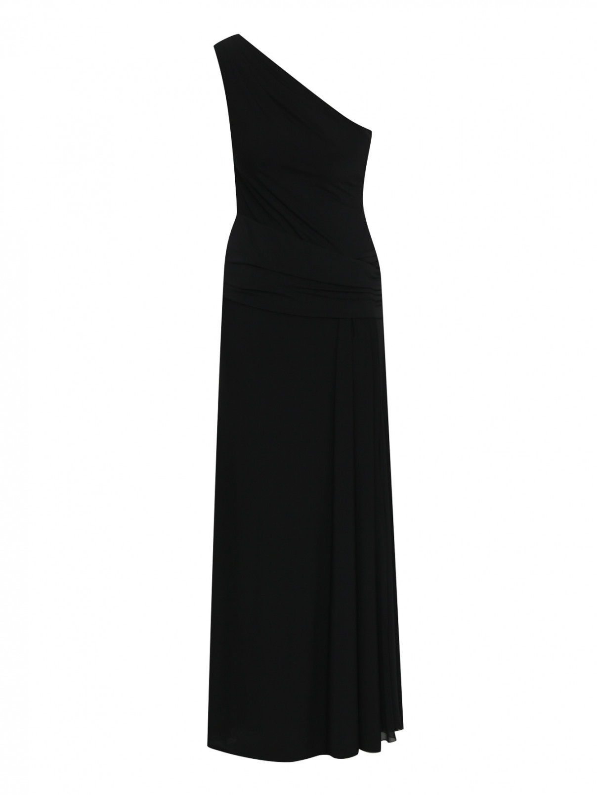Платье-макси Marina Rinaldi  –  Общий вид  – Цвет:  Черный