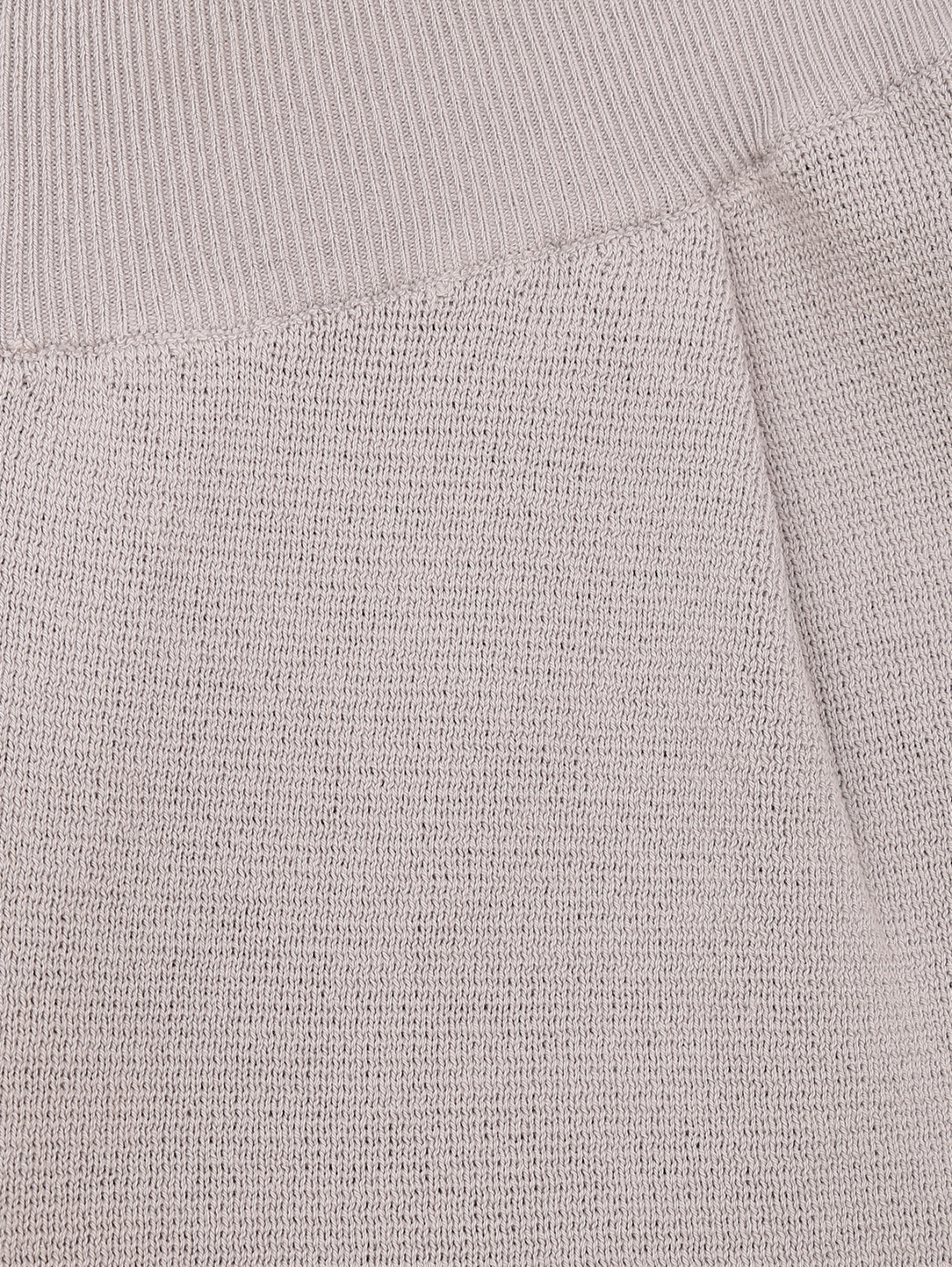 Шорты из хлопка на резинке Panicale Cashmere  –  Деталь1  – Цвет:  Серый