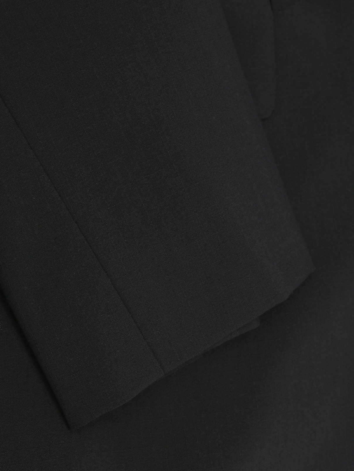 Приталенный жакет из смешанной шерсти Rohe  –  Деталь  – Цвет:  Черный