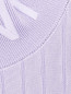 Однотонная водолазка из вискозы с вышивкой Nina Ricci  –  Деталь