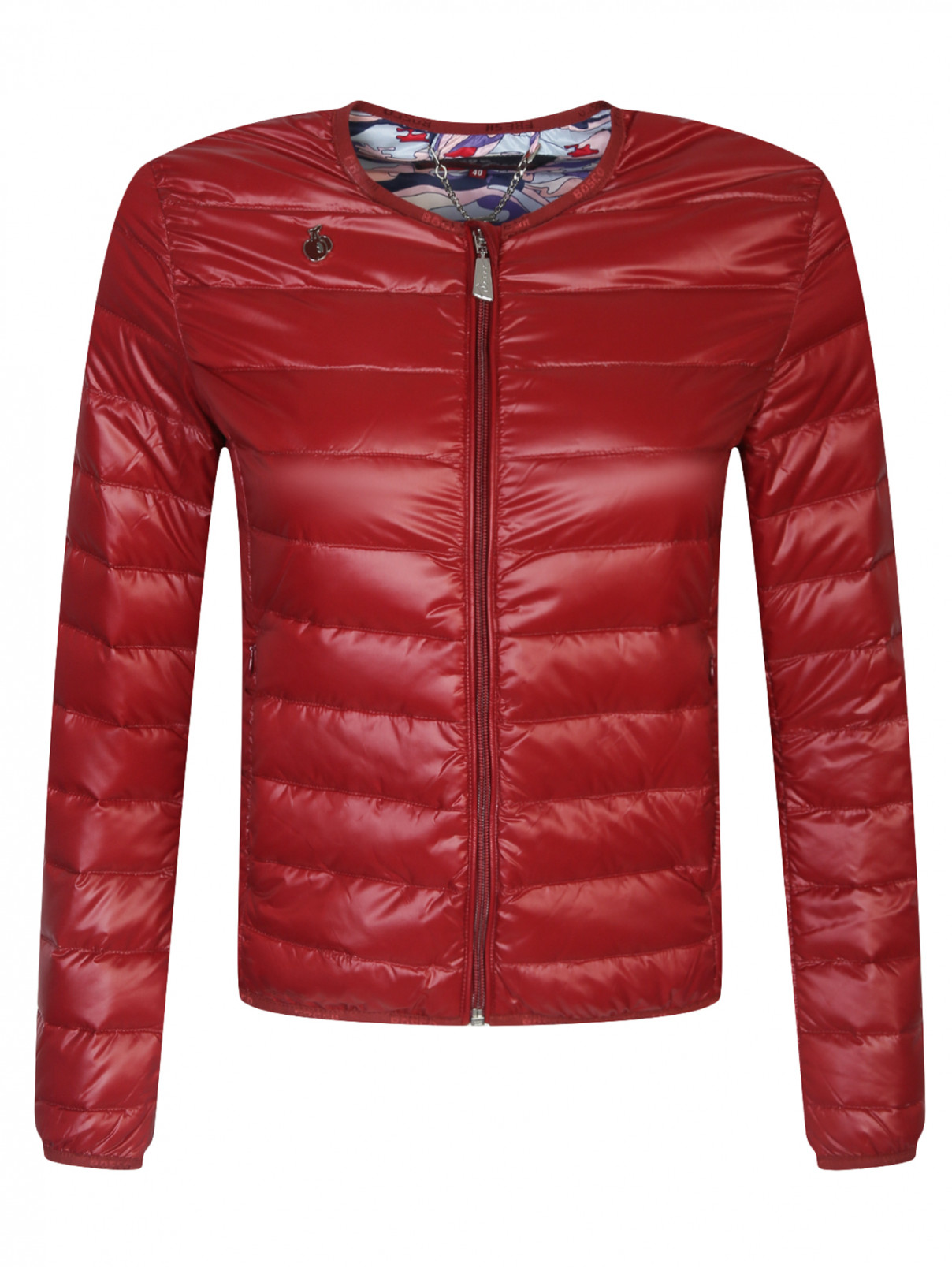 Стеганая куртка на молнии BOSCO  –  Общий вид  – Цвет:  Красный