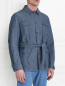 Куртка из хлопка на пуговицах с накладными карманами LARDINI  –  Модель Верх-Низ