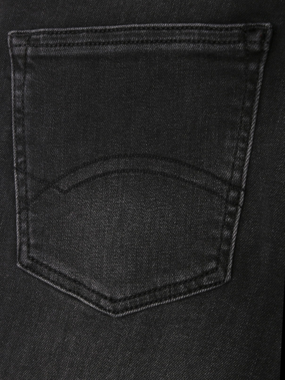 Джинсы из темного денима с потертостями Tommy Jeans  –  Деталь  – Цвет:  Черный